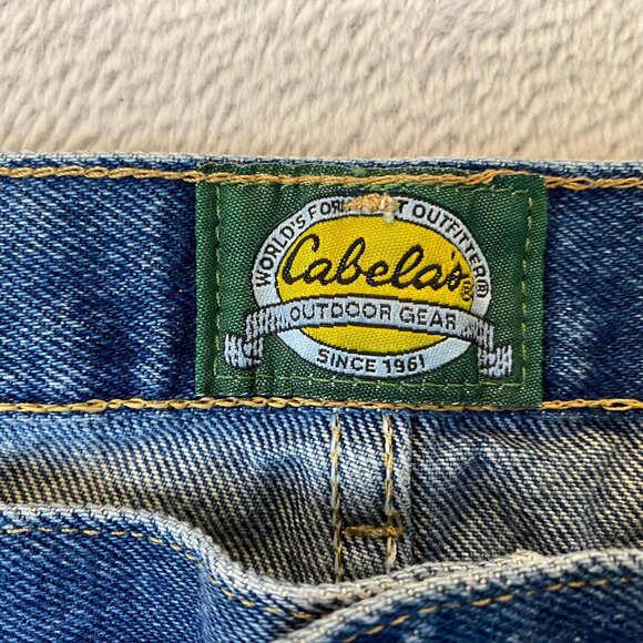 Cabelas Mens Jeans 42x30 Relaxed Fit Gear 100% Cotton Durable & Comfortable - Picture 9 of 13